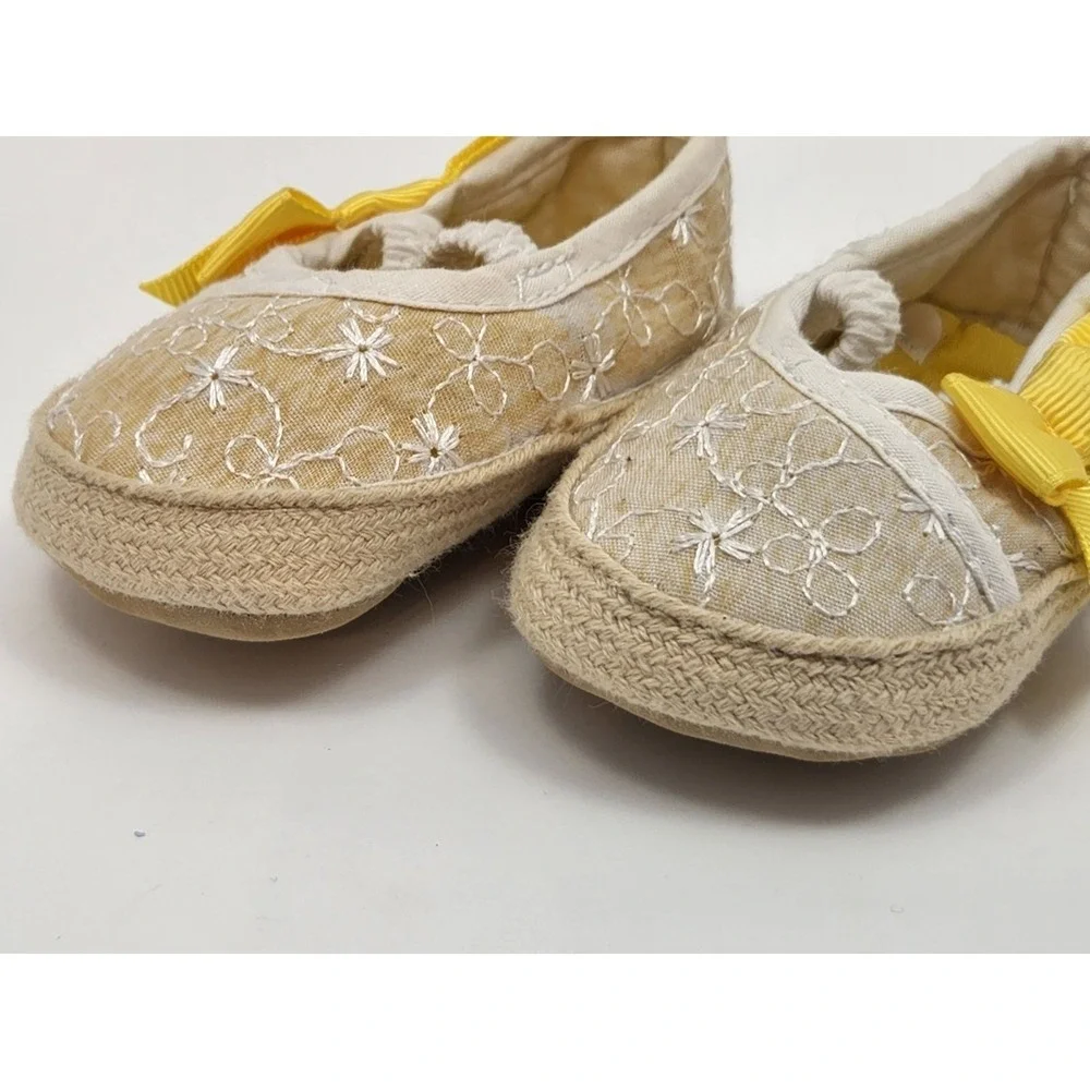 Carter's Just One You - Yellow Summer‎ Shoes, Newborn shoes
